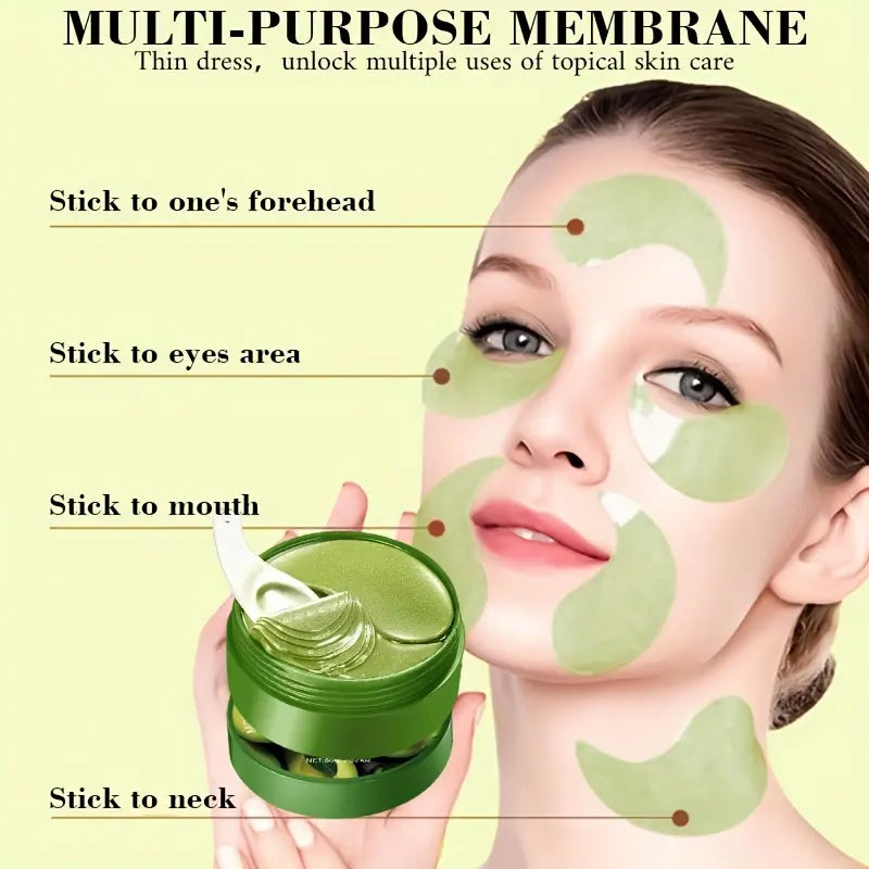 Hydrogel Under Eye Patches – Aloe Vera Eye Mask for Dark Circles, Puffiness & Fine Lines (80g)