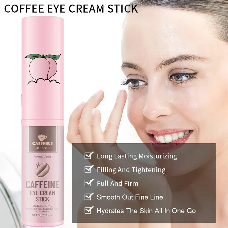 Caffeine Eye Cream Stick – 2-Pack | Moisturizing & Firming Eye Treatment